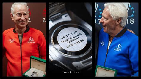 Borg & McEnroe gifted Rolex as they step down from Laver Cup.